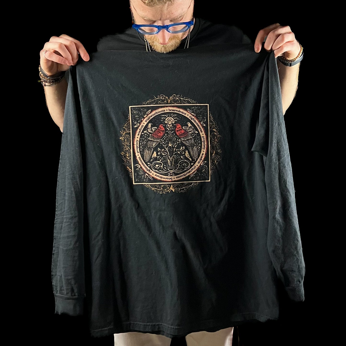 keep going - five virtues - long sleeve