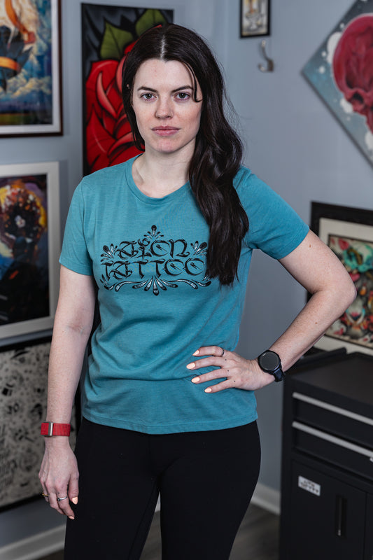 Aion Tattoo Women's Script Tee