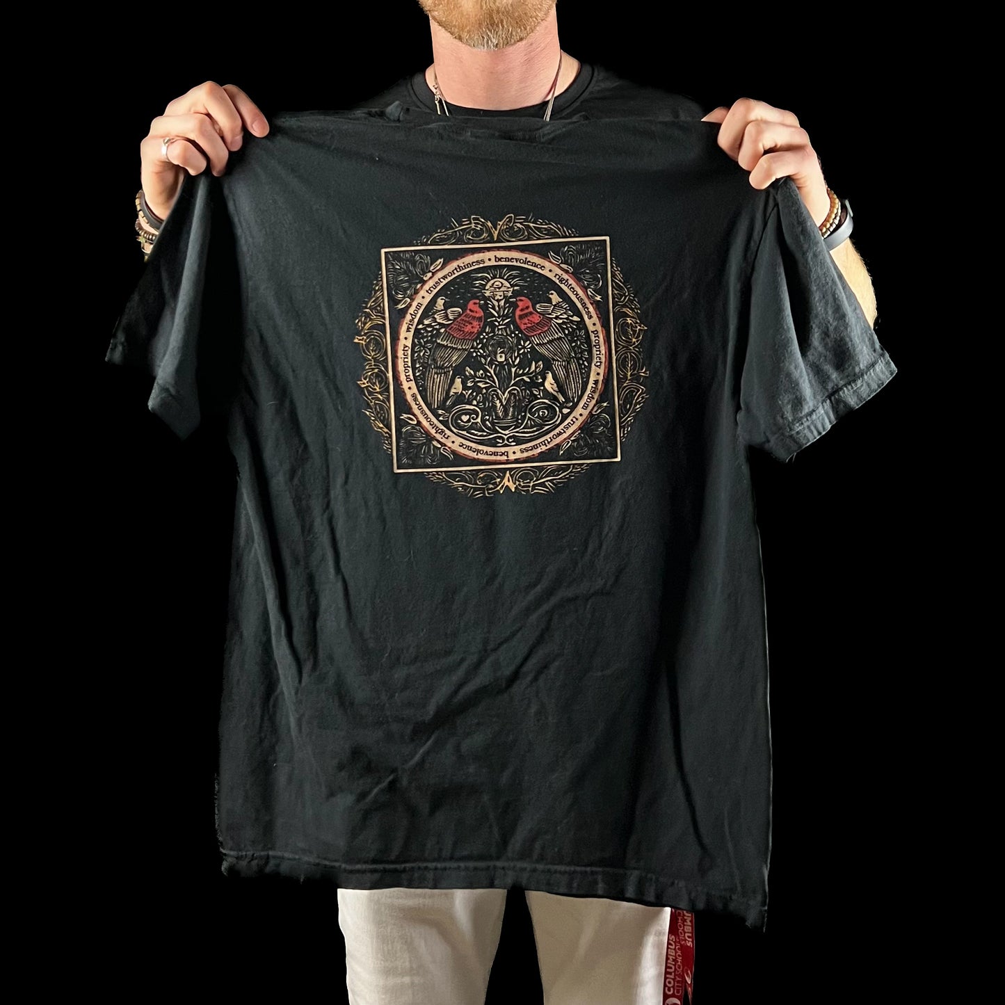 keep going - five virtues - t-shirt