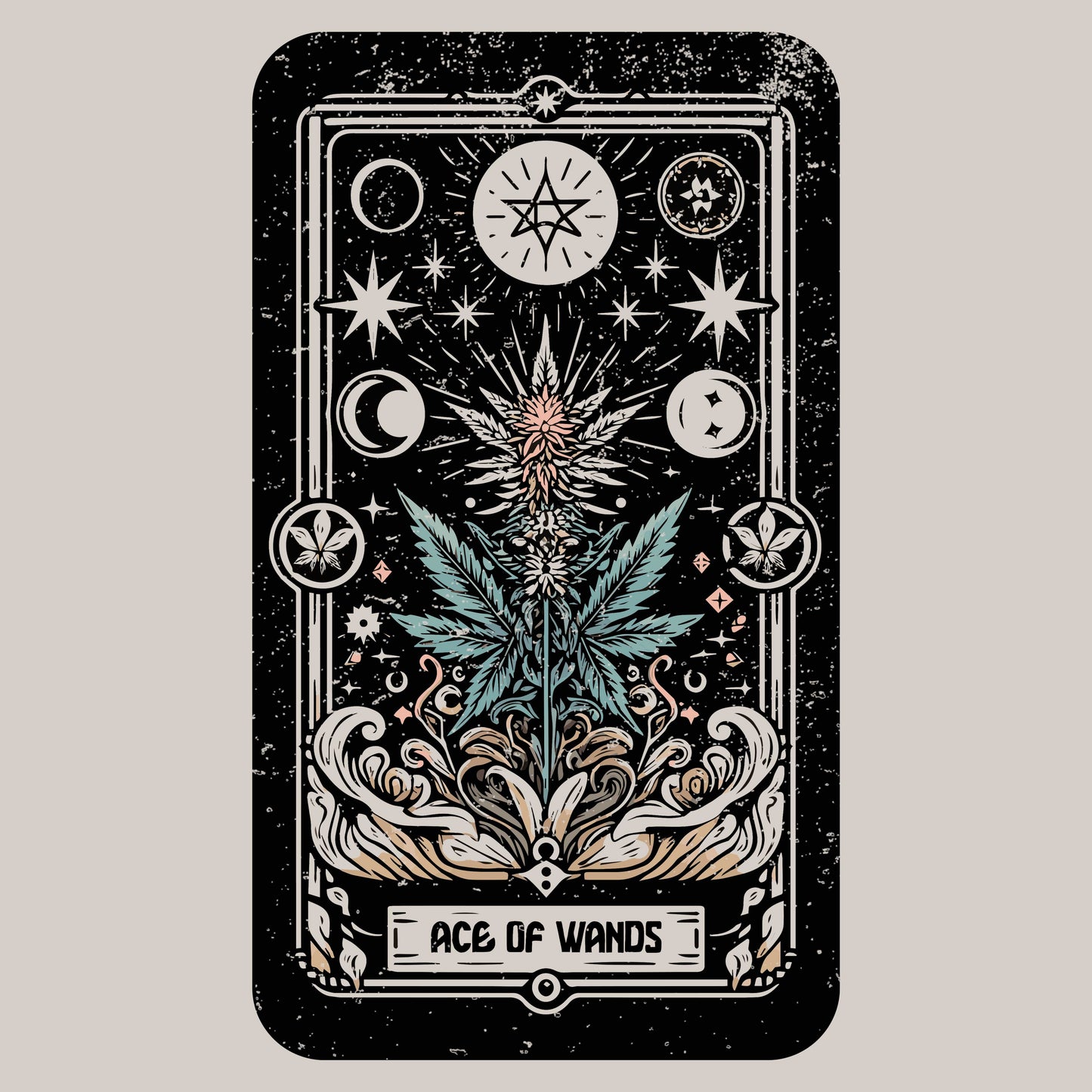 keep going - ace of wands - t-shirt