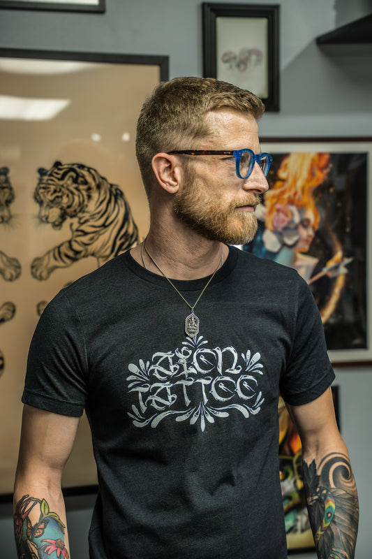 Aion Tattoo Script Unisex Tee