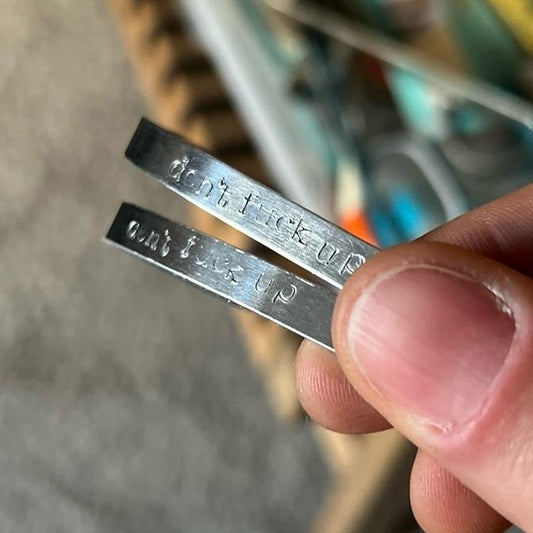 don't f*ck up - hand made bracelet