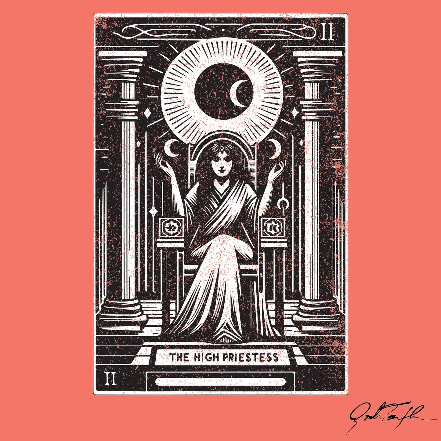 keep going - the high priestess - t-shirt