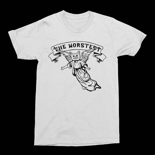 angel cat tee • the worstest