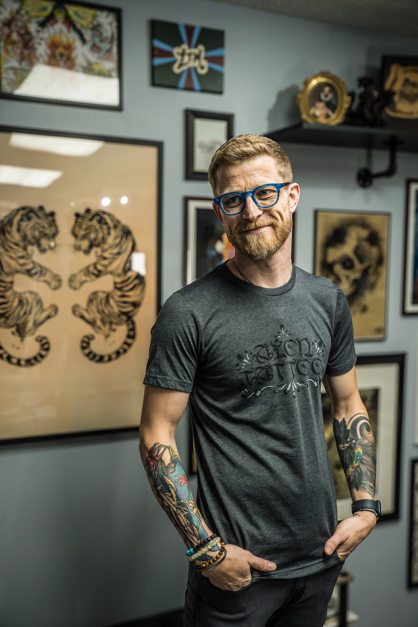 Aion Tattoo Script Unisex Tee