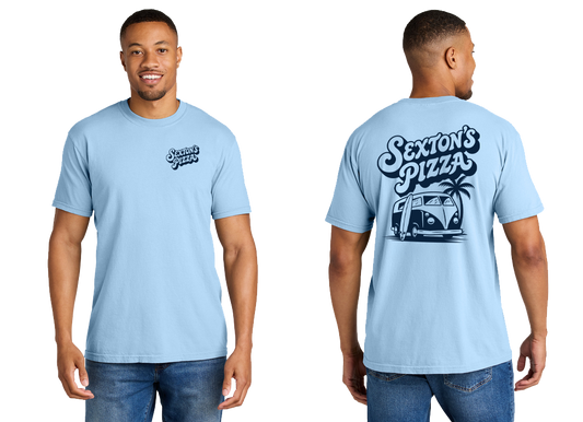 sexton's pizza - surf van tee
