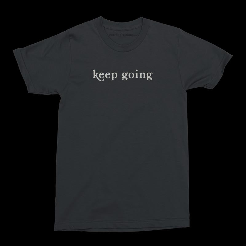 keep going - hanged man - t-shirt